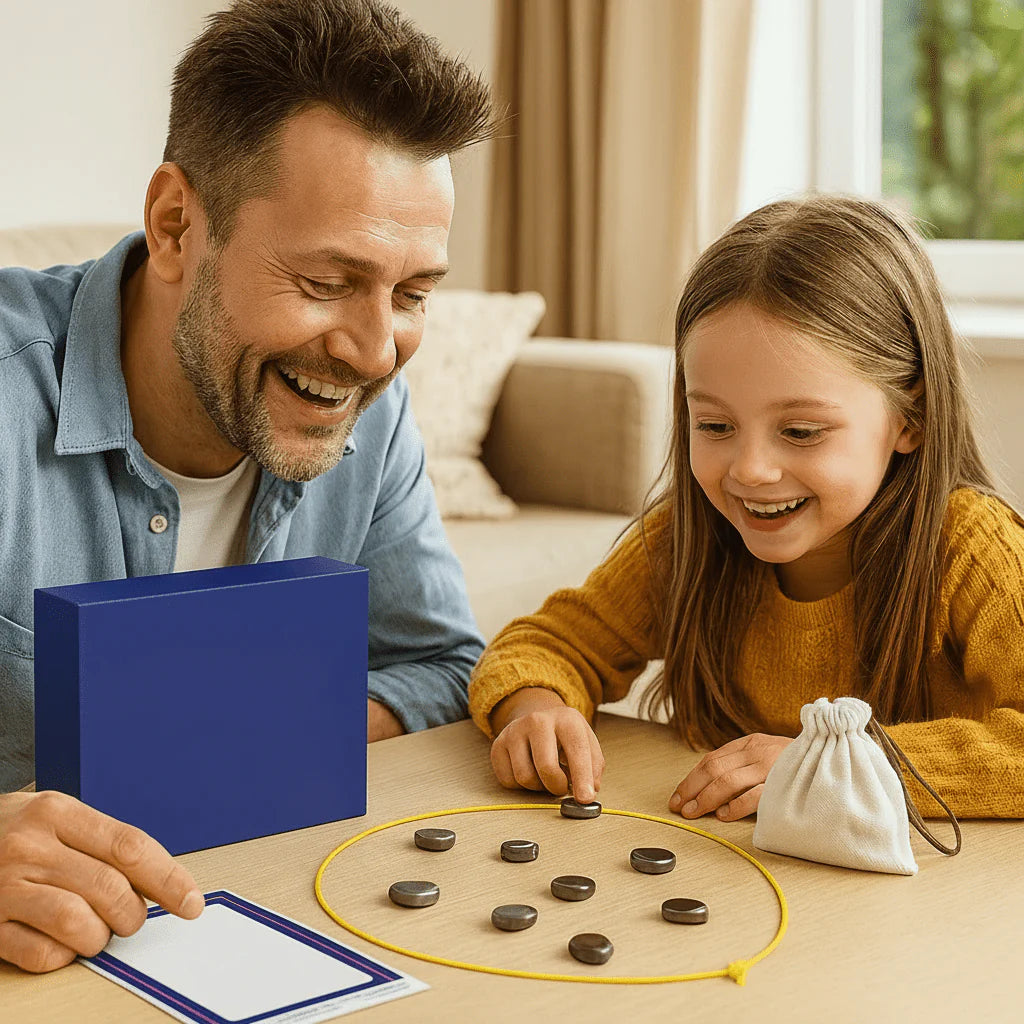 Foldable Magnetic Chess Set for Family Game Nights