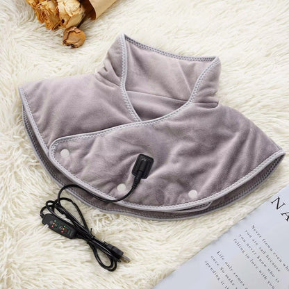 USB Powered Heating Wrap for Neck and Shoulder Pain with 3 Temperature Settings