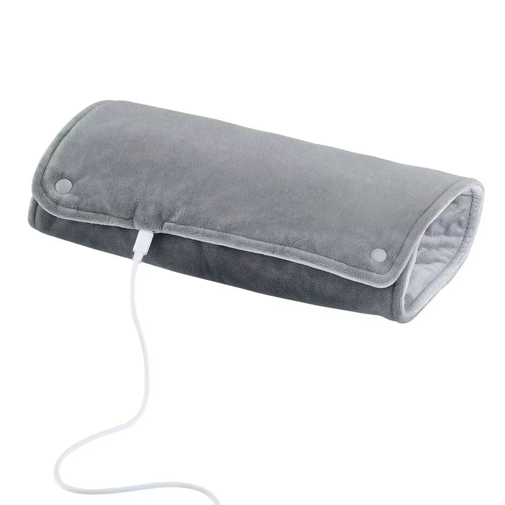 Machine Washable Microplush Heating Mat for Back Pain and Cramp Relief, USB Powered