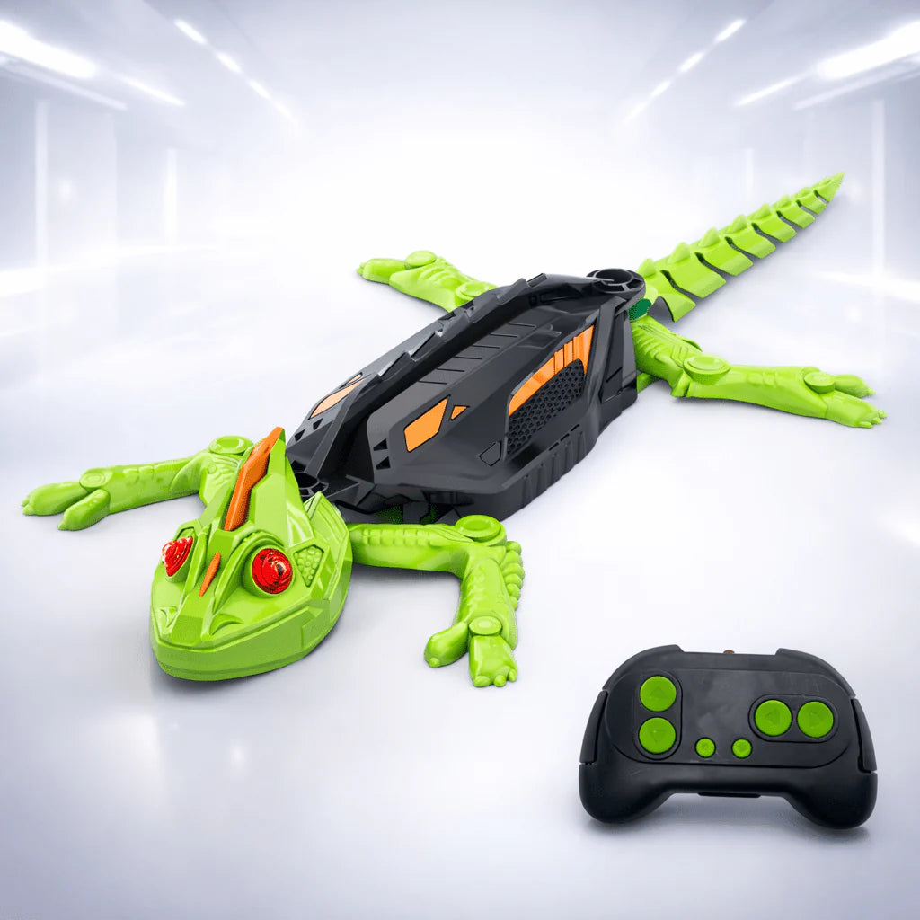RC Realistic Gecko Toy with Full Rotation for Kids and Adults