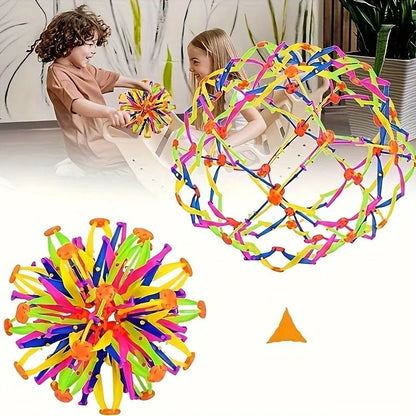 Expandable Sensory Sphere Ball for Stress Relief and Relaxation