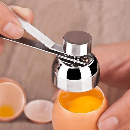 Stainless Steel Eggshell Cutter for Soft Boiled and Century Eggs