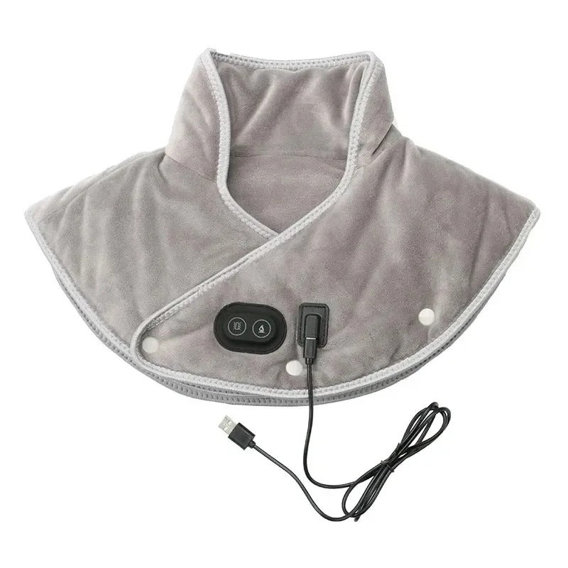 USB Powered Heating Wrap for Neck and Shoulder Pain with 3 Temperature Settings