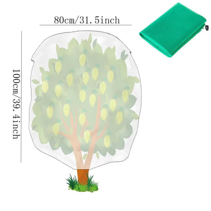 Breathable Garden Blanket for Frost and Freeze Protection with Zip Closure