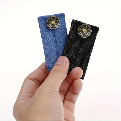 Stretch Fit Button Extenders for Waistbands and Trousers