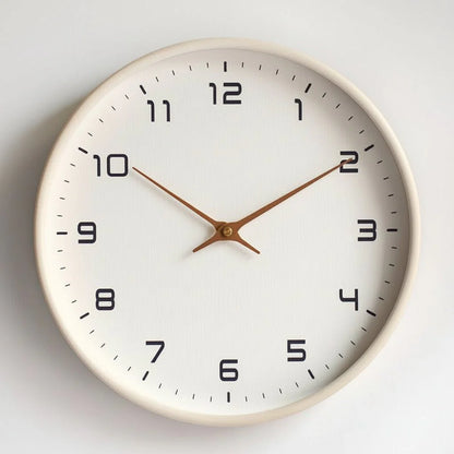 Minimalist Round Wall Clock for Scandinavian Style Interiors