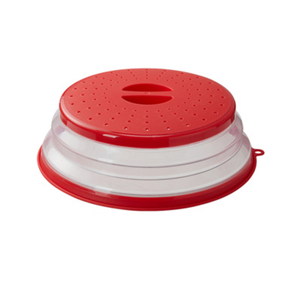 Foldable Silicone Splatter Guard for Microwave Cooking and Food Storage