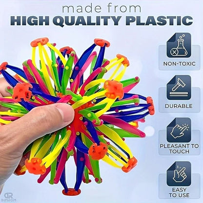 Expandable Sensory Sphere Ball for Stress Relief and Relaxation
