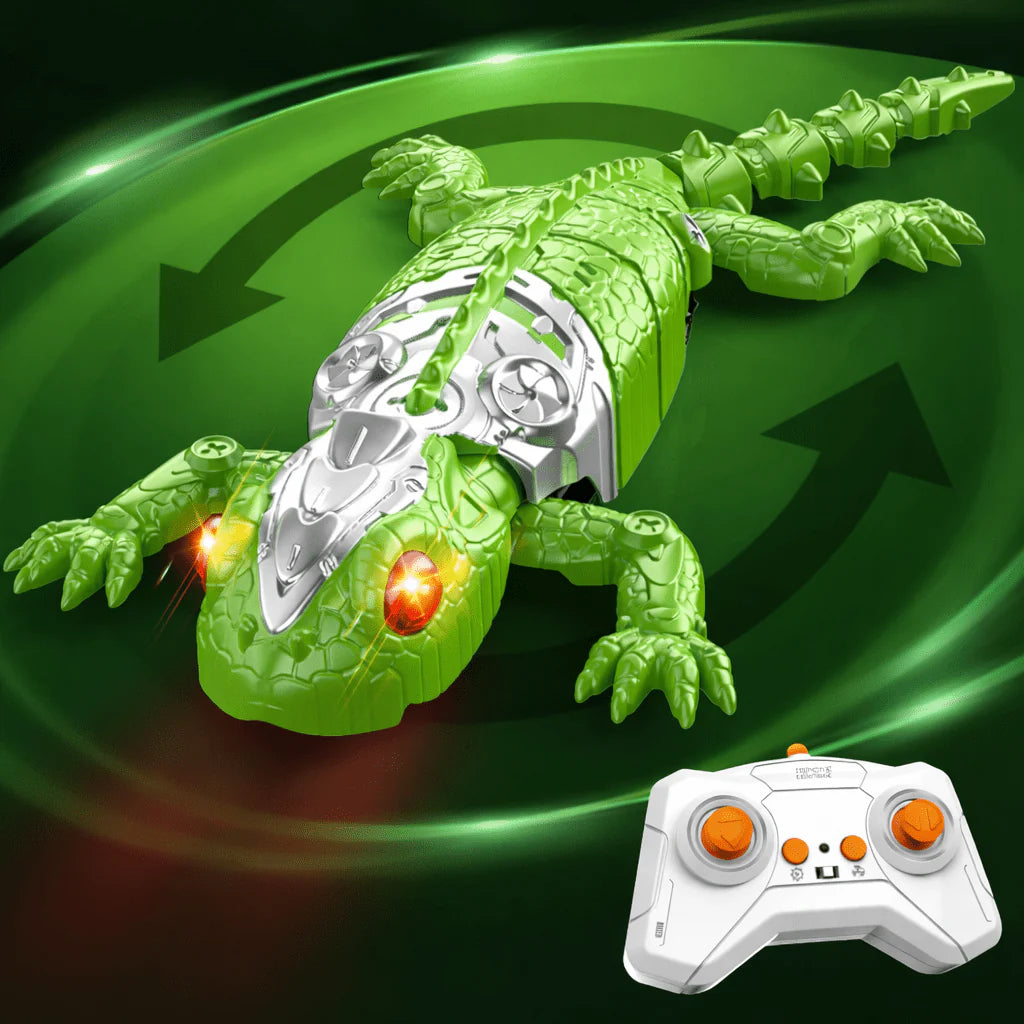 RC Realistic Gecko Toy with Full Rotation for Kids and Adults