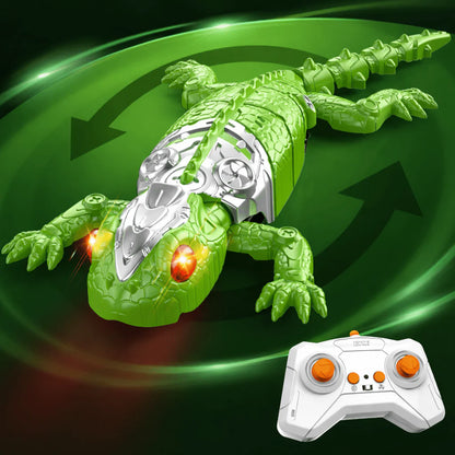 RC Realistic Gecko Toy with Full Rotation for Kids and Adults