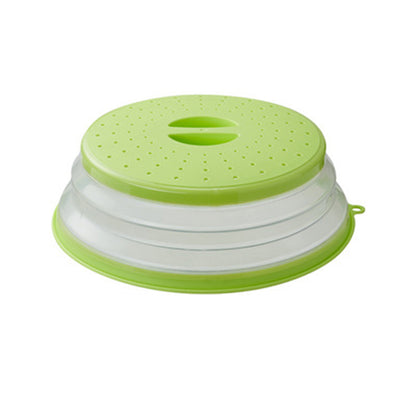 Foldable Silicone Splatter Guard for Microwave Cooking and Food Storage