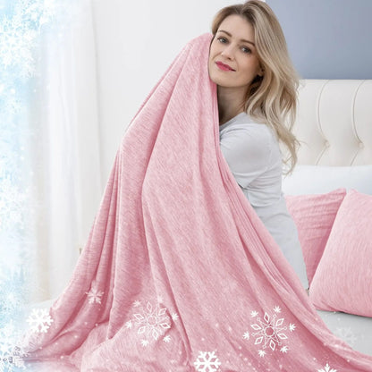 Lightweight Summer Blanket for Hot Sleepers with Cooling Fabric