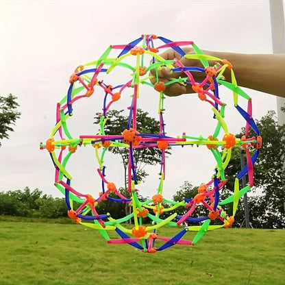 Expandable Sensory Sphere Ball for Stress Relief and Relaxation