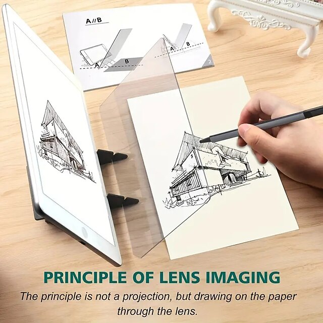 Portable Optical Tracing Board for Sketching and Image Drawing