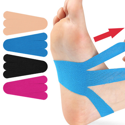 Waterproof Kinesiology Tape for Plantar Fasciitis and Joint Support