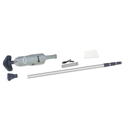 Cordless Handheld Pool Cleaner with Dual Brush Heads for Above Ground Pools