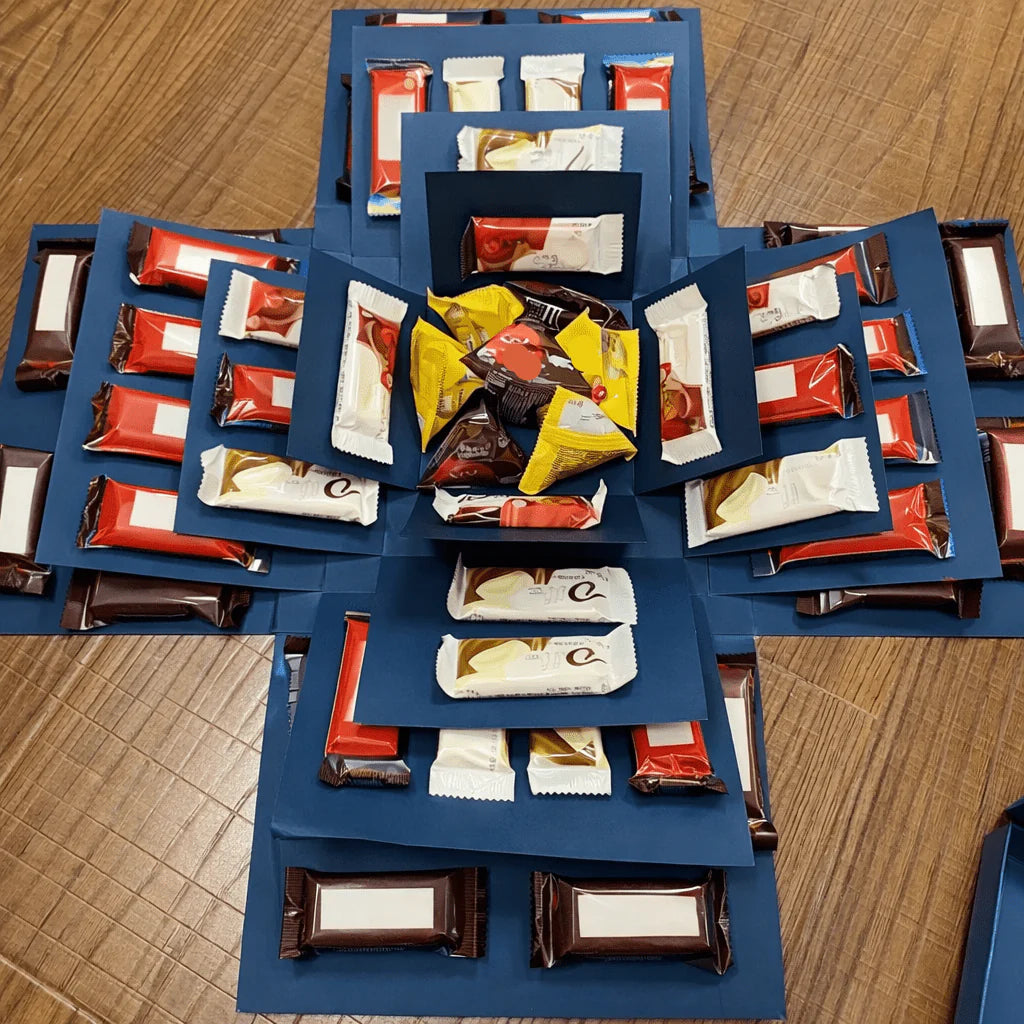 Handmade Pop-Up Memory Box Set for Custom Photo Keepsakes