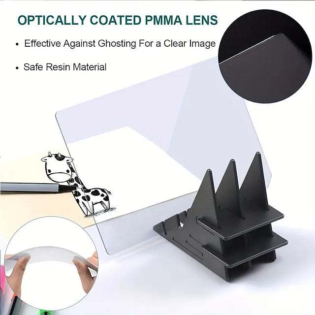 Portable Optical Tracing Board for Sketching and Image Drawing