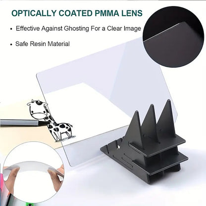 Portable Optical Tracing Board for Sketching and Image Drawing