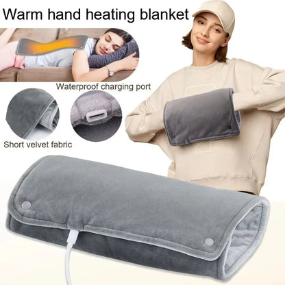 Machine Washable Microplush Heating Mat for Back Pain and Cramp Relief, USB Powered
