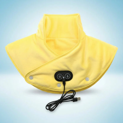 Vibrating Heat Massager Pad for Neck and Shoulder Relief