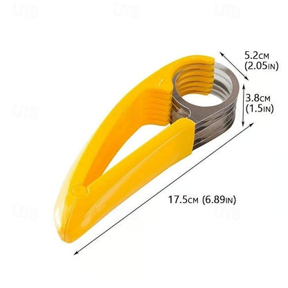 Stainless Steel Manual Slicer for Bananas, Sausages and Vegetables