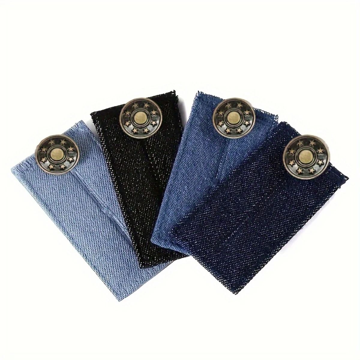 Stretch Fit Button Extenders for Waistbands and Trousers
