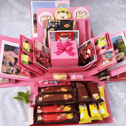 Handmade Pop-Up Memory Box Set for Custom Photo Keepsakes