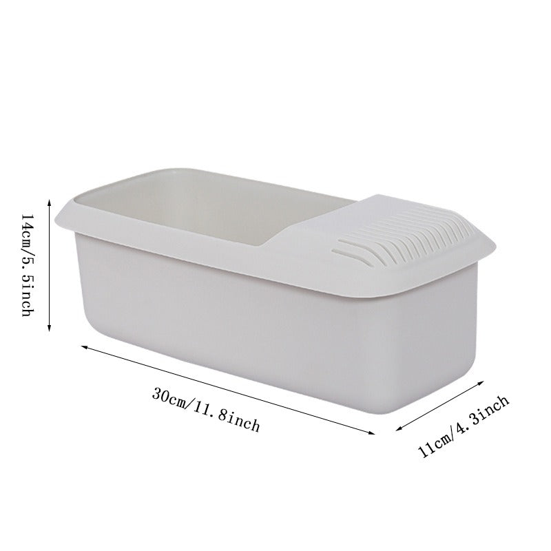 Dishwasher Safe Microwave Pasta Cooker with Built In Strainer for Spaghetti and Vegetables
