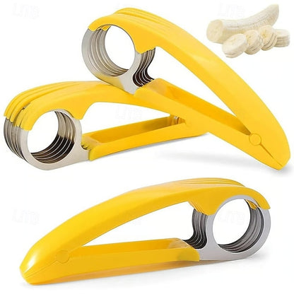 Stainless Steel Manual Slicer for Bananas, Sausages and Vegetables