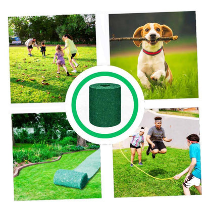 Biodegradable Grass Seed Mat with Embedded Fertilizer and Dual Fabric Layers