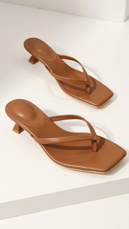 Jessica Thong Kitten Heel Sandaler