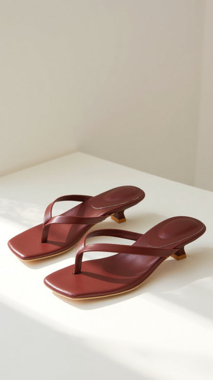 Jessica Thong Kitten Heel Sandaler