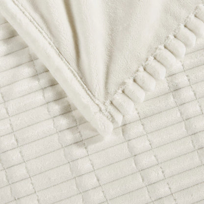 Luxuriously Soft Plush Electric Blanket - Fast Heating with Cozy Cover