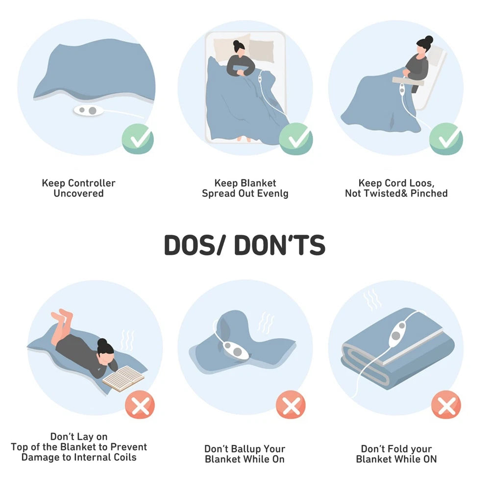 Clauna - Heated Throw Blanket