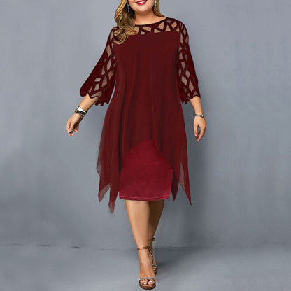 Siena Lace Sleeve Midi