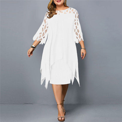 Siena Lace Sleeve Midi
