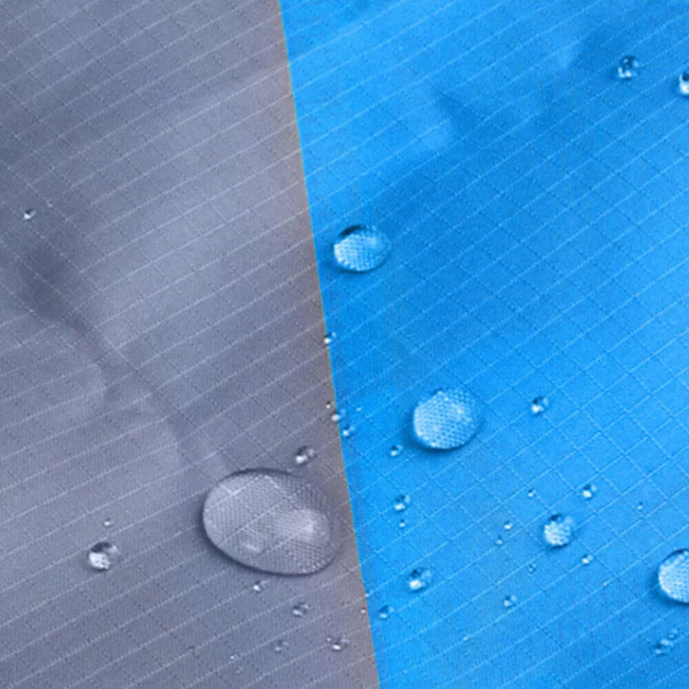Moisture Barrier Tarp with UV Blocking and Metal Stakes, 55x59 Inches