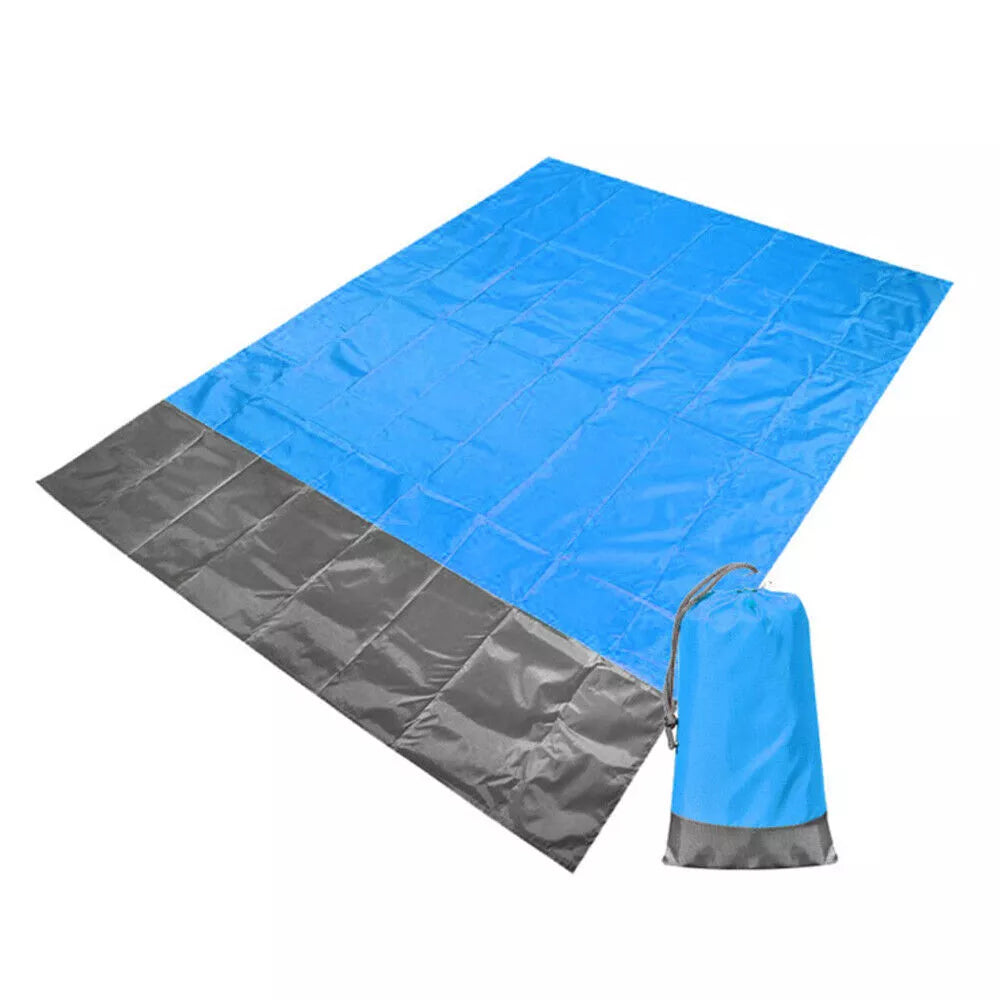 Moisture Barrier Tarp with UV Blocking and Metal Stakes, 55x59 Inches