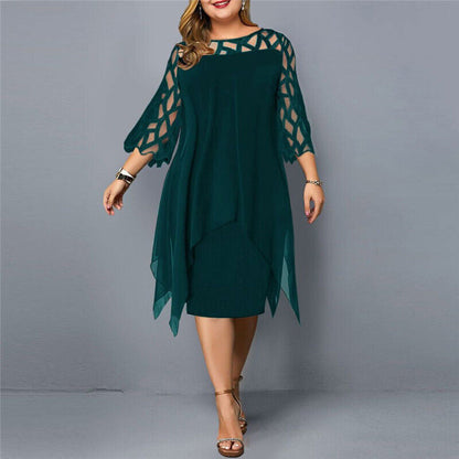 Siena Lace Sleeve Midi