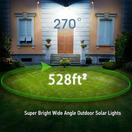 Motion Sensor Solar Light with 800 Lumens and 16-Foot Detection Range