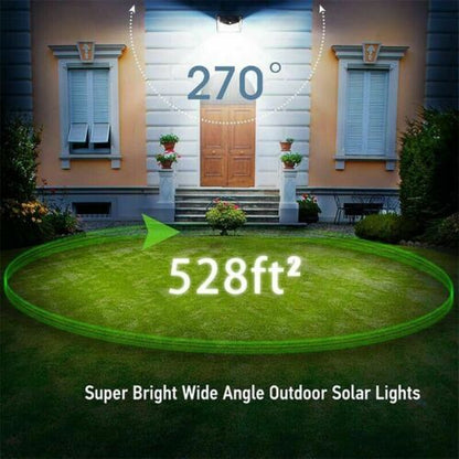 Motion Sensor Solar Light with 800 Lumens and 16-Foot Detection Range