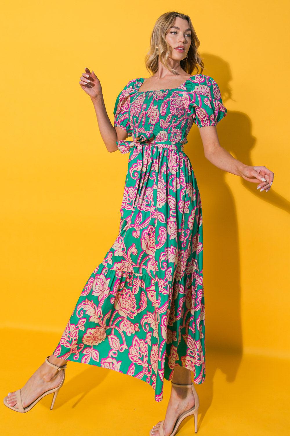 Luna Poplin Ankle Dress