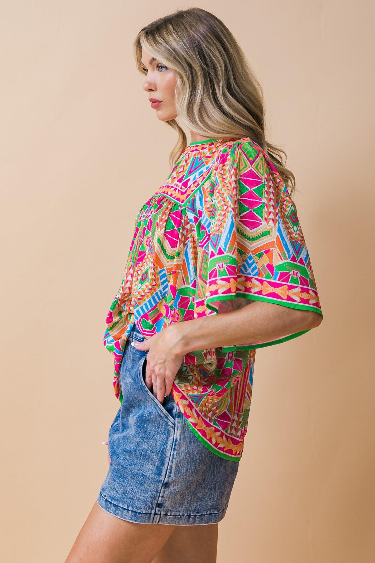 Willow Printed Woven Top