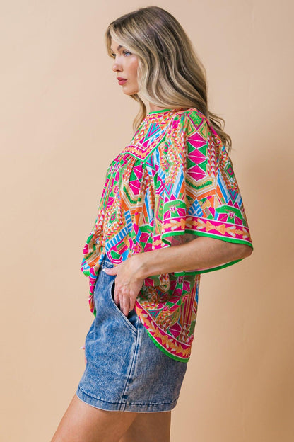 Willow Printed Woven Top