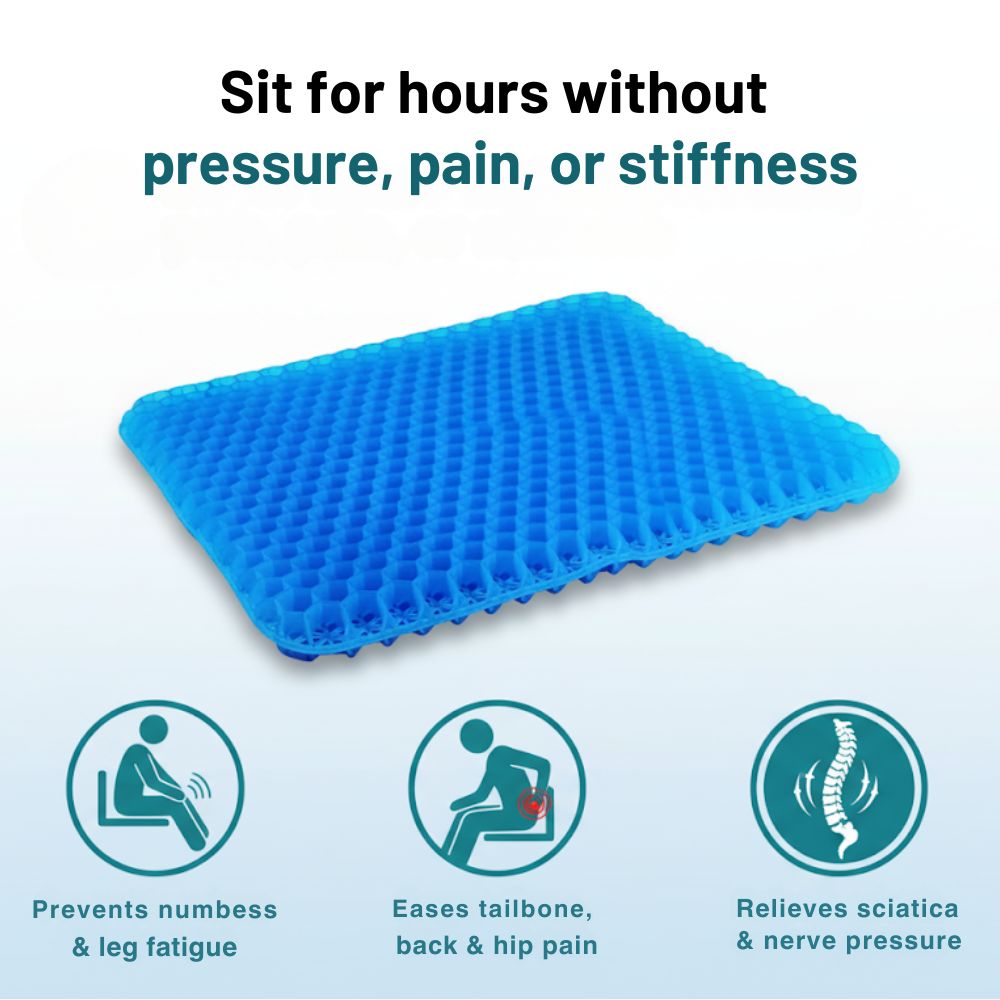 CoolGel+  Discomfort-Free Seat Cushion