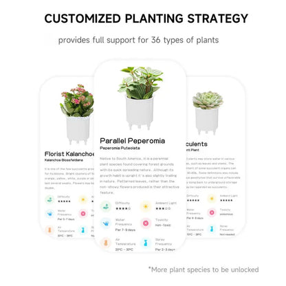 Smart Plant Pot with Automatic Watering and Soil Monitoring, Voice Control