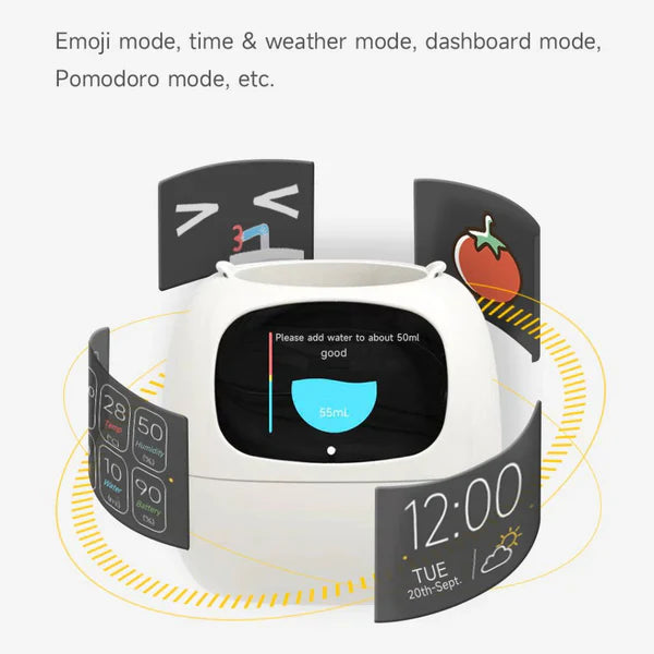 Smart Plant Pot with Automatic Watering and Soil Monitoring, Voice Control