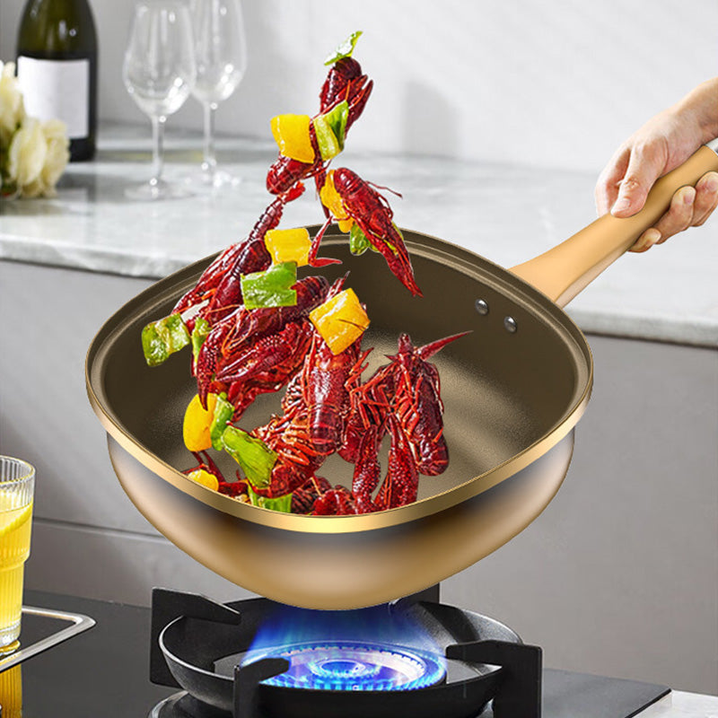 Titanium Ceramic Nonstick Pot with Glass Lid and Steam Vent