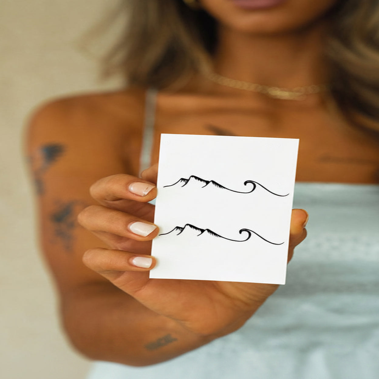 Temporary Tattoo Sheet with Custom Design Option and 7-Day Wear Time